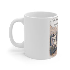 Salt and Pepper Couples Therapy Mug — Funny Relationship Coffee Cup (We Always End Up in Fights)
