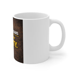 Inspirational Coffee Mug - "Let Your Dreams Become Your Reality" Motivational Ceramic Mug