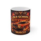 Old School Muscle Car Mug — Retro Classic Car Coffee Cup
