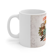 Coffee Mug - "I Don't Have a Problem With Caffeine, I Have a Problem Without It" Funny Ceramic Coffee Cup