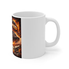 Built for Speed American Muscle Mug — 11oz Car Lover Coffee Cup