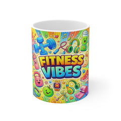 Fitness Vibes 11oz White Mug
