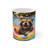 Funny racoon 11oz White Mug
