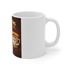 Life Happens Coffee Helps Mug — Funny Coffee Cup for Coffee Lovers