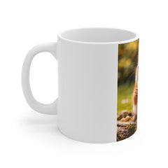 Funny Squirrel 11oz White Mug