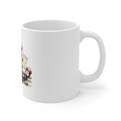 Coffee-Frazzled Pig Mug — 'To-Do List: Survive' Office Humor 11oz Coffee Cup