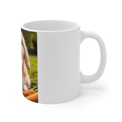 Cute Rabbit 11oz White Mug
