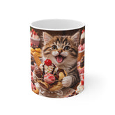 Cute Funny Kitten 11oz White Mug