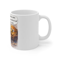 Coffee Mug — Cute Toast & Bagel Therapist “Doctor, I’m feeling crumby” Funny Breakfast Gift