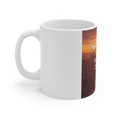 Motivational Coffee Mug - "You Didn’t Come This Far to Only Come This Far" Sunset Inspiration