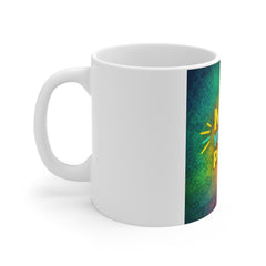 Make Yourself Proud Mug — Inspirational Colorful 11oz Coffee Cup