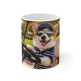 Funny Golf Dog 11oz White Mug