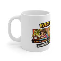 Coffee Comic Mug — "Every Morning..." Funny Coffee Lover Gift