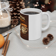 Life Happens Coffee Helps Mug — Funny Coffee Cup for Coffee Lovers