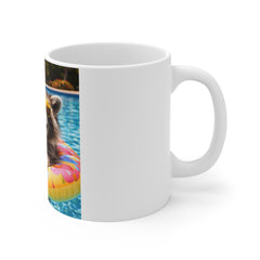 Funny racoon 11oz White Mug