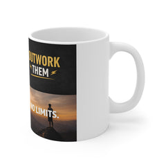 Motivational Quote Mug — "Stay Hungry" & "Just Start" Inspirational Coffee Cup