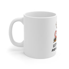 11oz Mug — Funny Drunk Possum "Let's Eat Trash and Get Hit by a Car" Coffee Cup