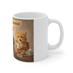Coffee Addicts Anonymous Mug — Cute Panda, Owl & Cat Coffee Lover Gift