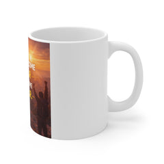 Motivational Coffee Mug - "You Didn’t Come This Far to Only Come This Far" Sunset Inspiration
