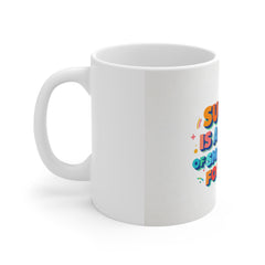 Motivational Mug — "Success Is A Series Of Small Steps Forward" Colorful Inspirational Coffee Cup