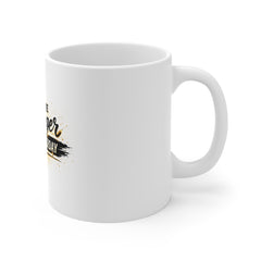 You Are Stronger Than Yesterday Mug — Motivational Coffee Cup for Fitness & Recovery
