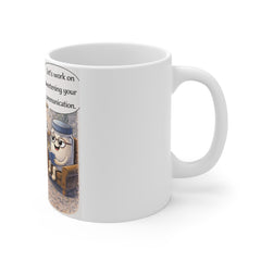 Salt and Pepper Couples Therapy Mug — Funny Relationship Coffee Cup (We Always End Up in Fights)