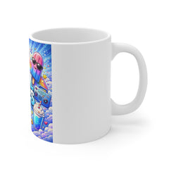 Cool Vibes Mug — Colorful Emoji Summer Coffee Cup