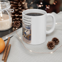 Salt and Pepper Couples Therapy Mug — Funny Relationship Coffee Cup (We Always End Up in Fights)