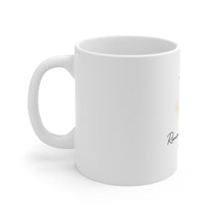 Mug — Romanticize Your Life Floral Portrait Coffee Cup
