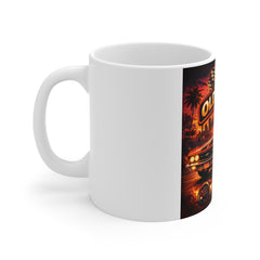 Old School Muscle Car Mug — Retro Classic Car Coffee Cup