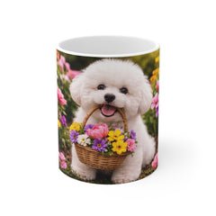 Cute Funny Puppy 11oz White Mug