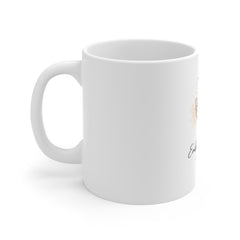 Embrace Positivity Mug — Sun & Hands Inspirational Coffee Cup