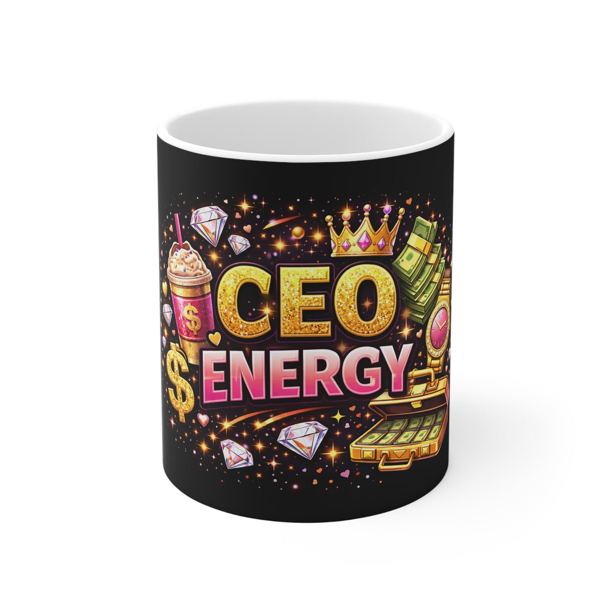 CEO Energy Mug — Motivational Coffee Cup for Entrepreneurs