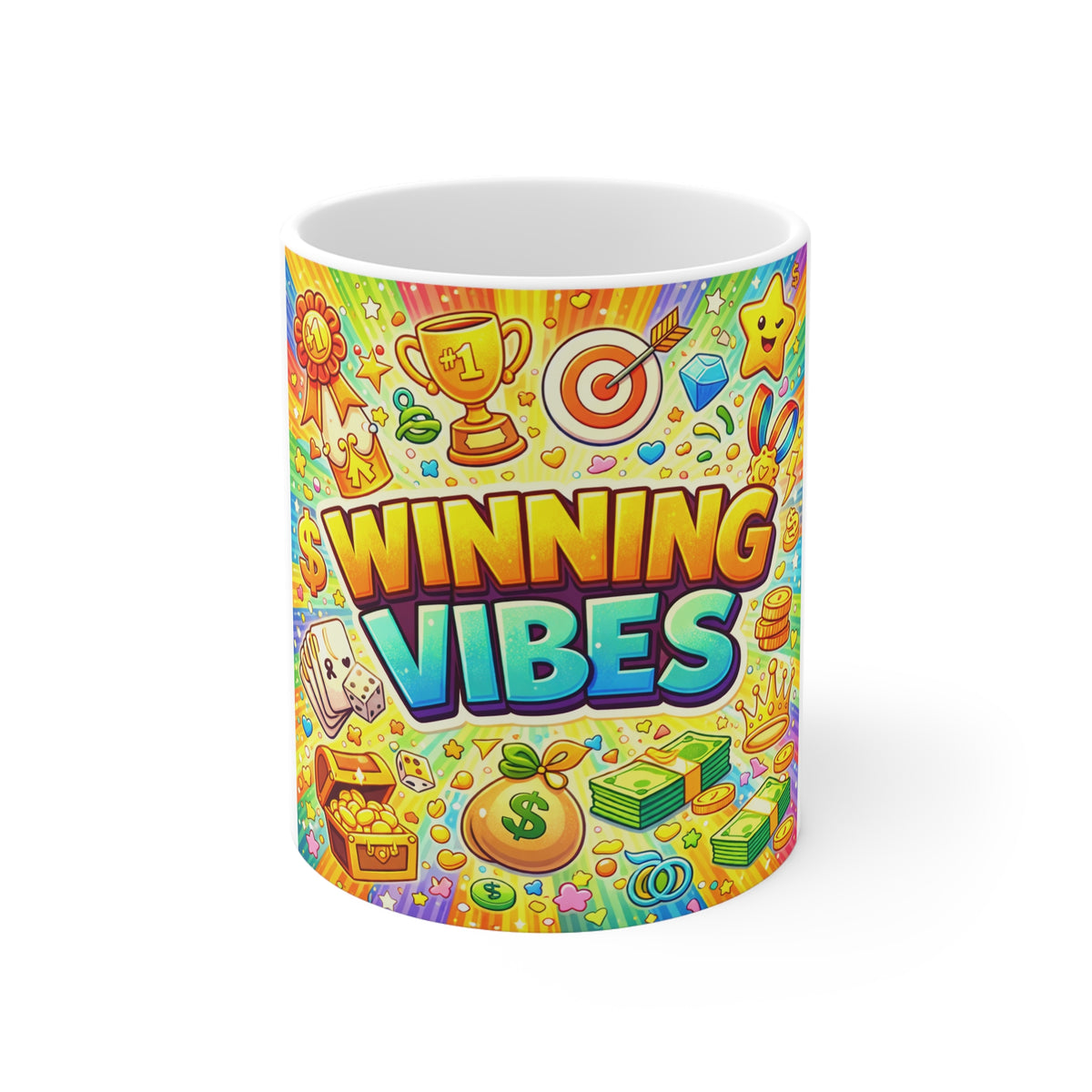 Winning vibes 11oz White Mug