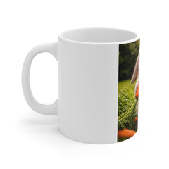 Cute Rabbit 11oz White Mug