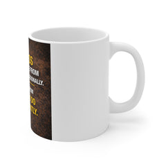 Motivational Coffee Mug — “Success Doesn’t Come From What You Do Occasionally” Inspirational Work Desk Gift