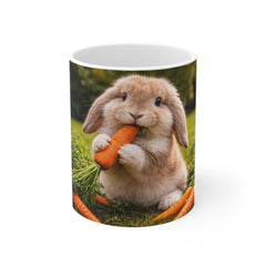 Cute Rabbit 11oz White Mug
