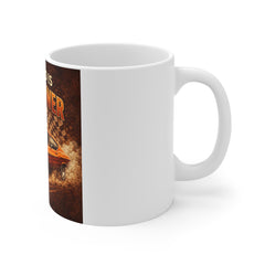 All I Need Is Horsepower Coffee Mug — Classic Muscle Car Racing Gift