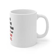 11oz Coffee Mug — "Working Nine to Five Is Better Than Living 24/7 Off Government Assistance" Political Statement Mug
