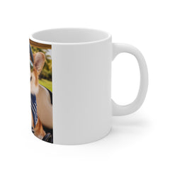 Funny Golf Dog 11oz White Mug