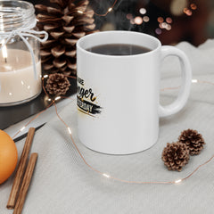 You Are Stronger Than Yesterday Mug — Motivational Coffee Cup for Fitness & Recovery
