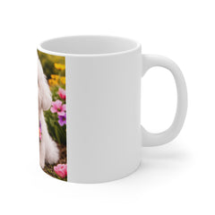 Cute Funny Puppy 11oz White Mug