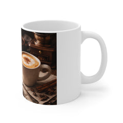 Coffee Lover Mug — "Life Begins After Coffee" Ceramic 11oz