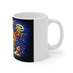Motivational Coffee Mug — "Less Yapping, More Doing! Get To Work"