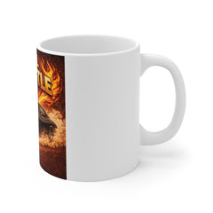 Full Throttle Muscle Car Mug – 11oz Racing Coffee Cup