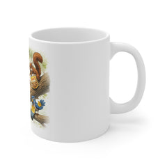 Funny 'Squirrel Stole My Snacks' Coffee Mug — Humorous Relaxing Lazy Day Gift