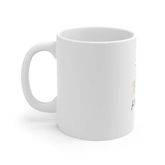 In My Soft Era Ceramic Coffee Mug — Feminine Floral Illustration