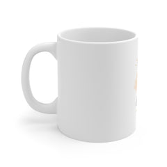 Effortless Floral Portrait Mug — Inspirational Feminine Coffee Cup