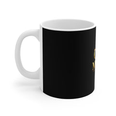 CEO Mode Mug — Gold Foil Typography Coffee Cup for Entrepreneurs, Boss Gifts