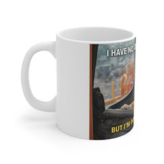 Construction Corgi Mug — "I Have No Idea What I'm Doing But I'm Doing It Really Well" 11oz Coffee Cup